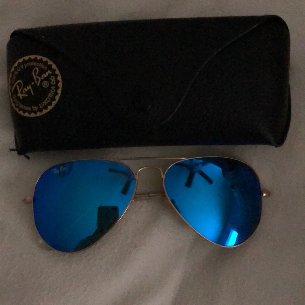 Ray ban 58 mm in blue flash